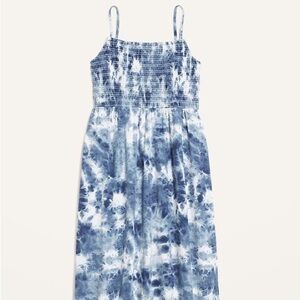 Old Navy Smocked Fit & Flare Tie-Dye Cami Midi Dress for Women